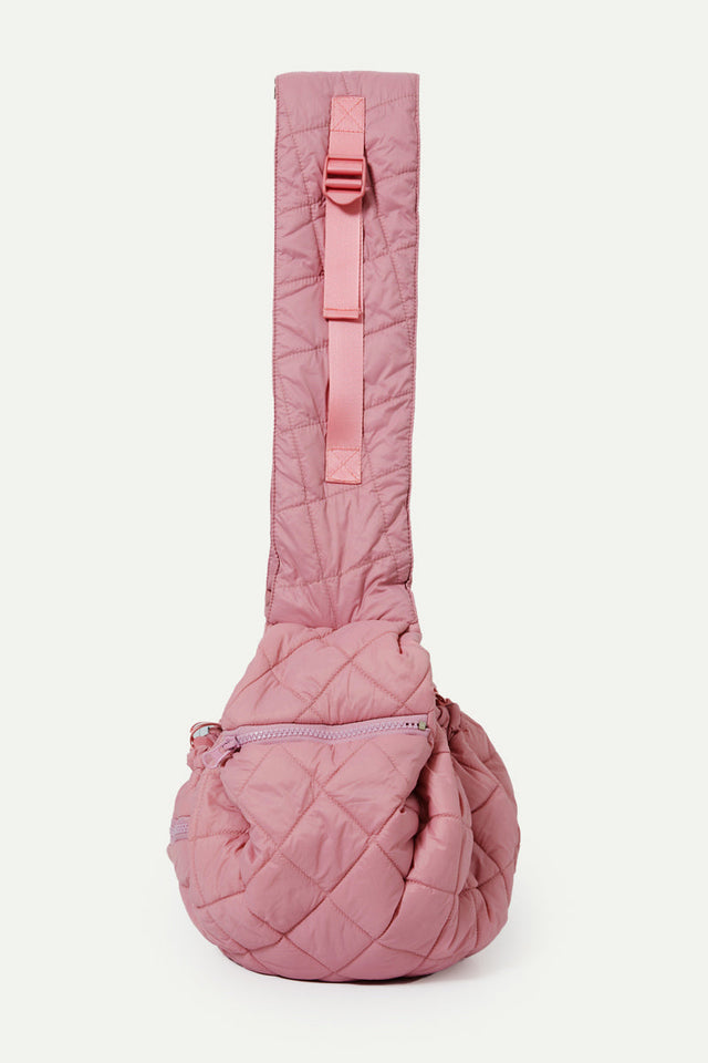 Max Bone Eco Packable Sling Carrier for Dogs and Cats - Berry Blush
