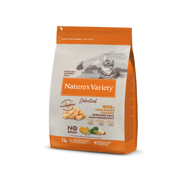Nature's Variety Selected Dry Free Range Chicken for Adult Cats