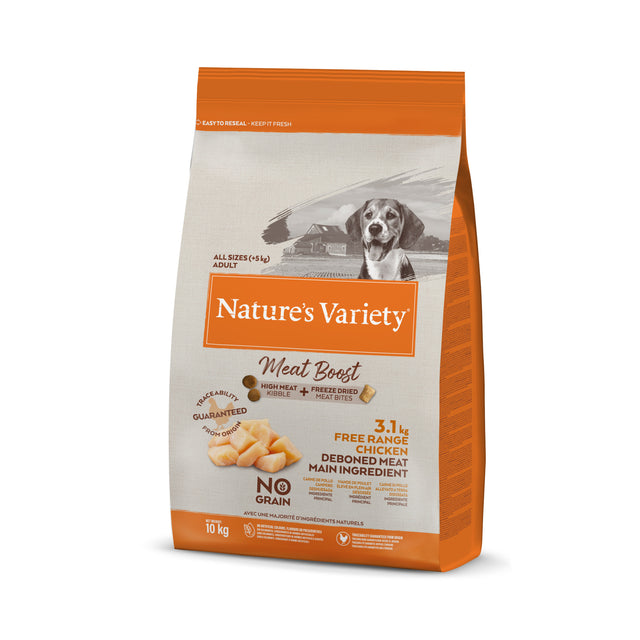 Nature's Variety Meat Boost Freeze Range Chicken for Adult Dogs