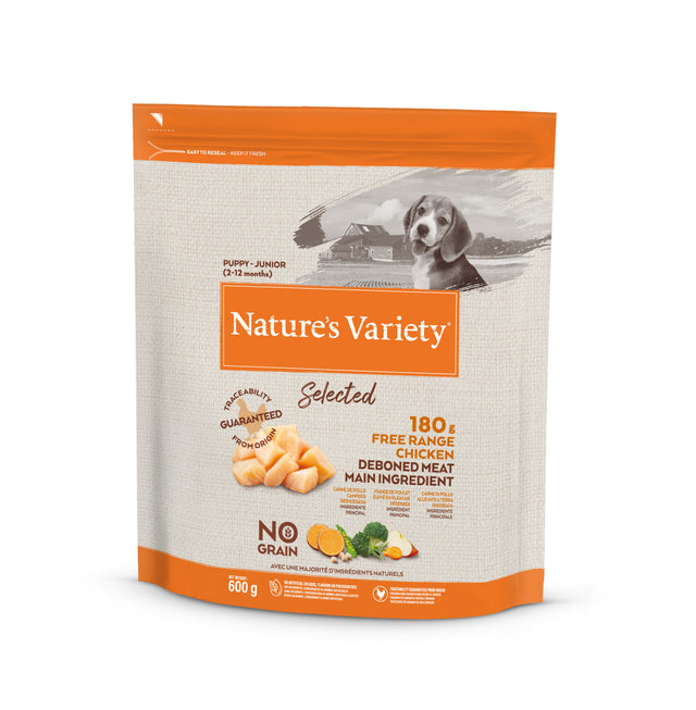 Nature's Variety Selected Dry Freeze Range Chicken for Junior Dogs