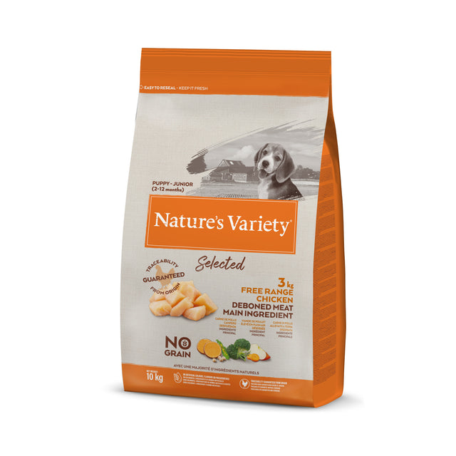 Nature's Variety Selected Dry Freeze Range Chicken for Junior Dogs