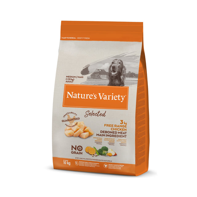 Nature's Variety Selected Dry Freeze Range Chicken for Adult Dogs
