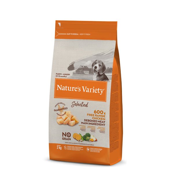 Nature's Variety Selected Dry Freeze Range Chicken for Junior Dogs