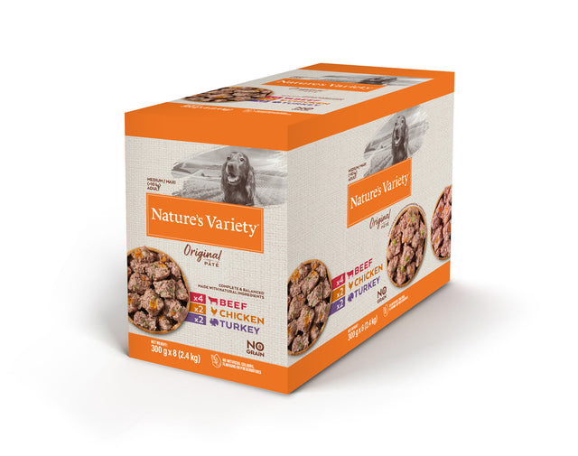 Nature's Variety Original Pate Mixed Flavours for Adult Dogs