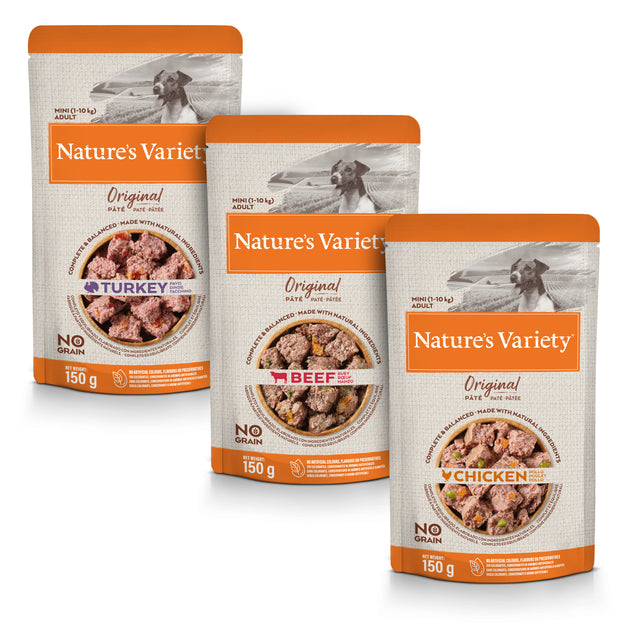 Nature's Variety Original Pate Mixed Flavours for Small Breed Dogs