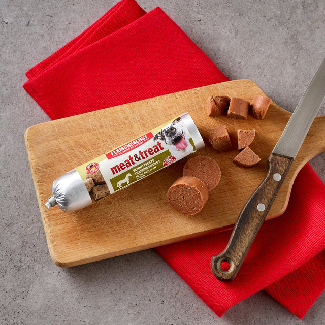 Fleischeslust Meat & trEAT Dog Training Sausage, Horse