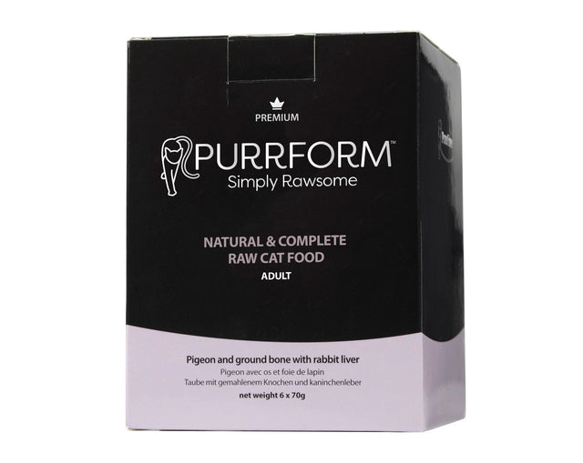 Purrform Pigeon & Ground Bone 70g Pouch