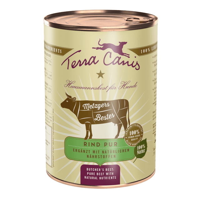 Terra Canis Butcher's Best Dog Wet Food Pure Beef