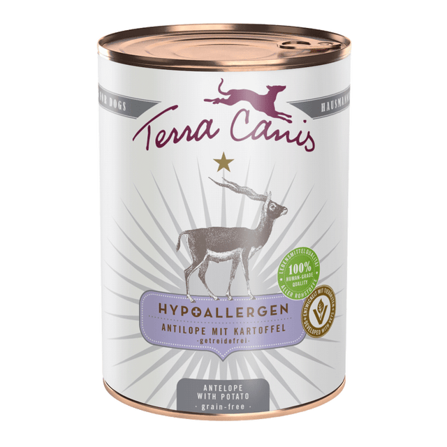 Terra Canis Hypoallergenic Dog Wet Food Antelope