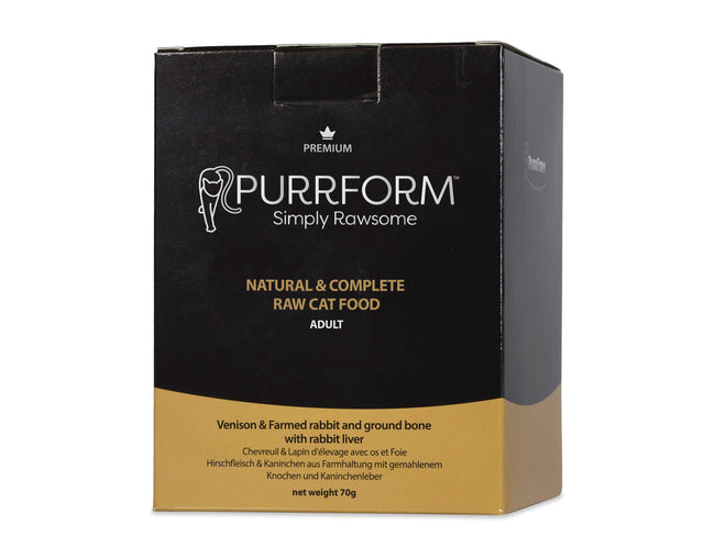 Purrform Venison & Farmed Rabbit 70g Pouch
