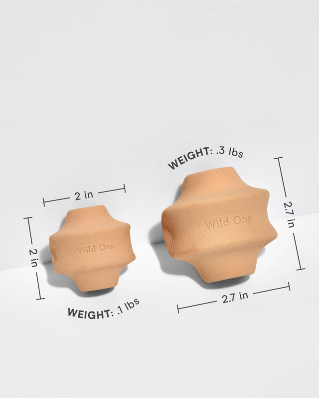 Wild One Dog Toy Twist Toss - Tan