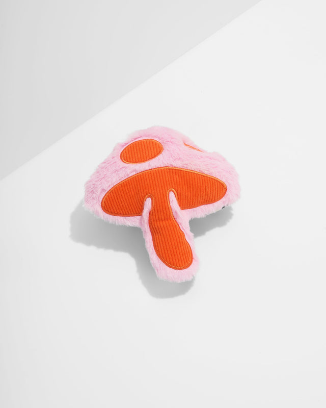 Wild One Dog Toy Playful Plush - Mushroom
