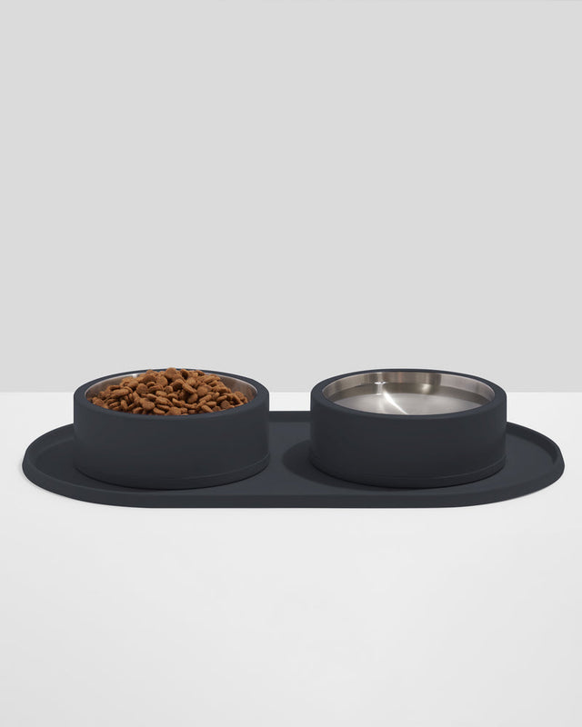 Wild One Dog Feeding Placement -Black