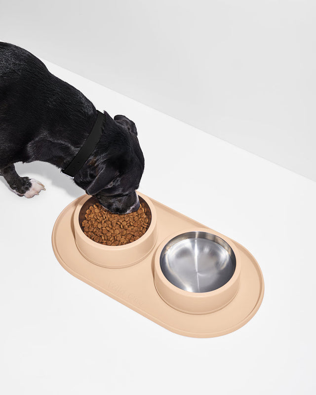 Wild One Dog Feeding Placement - Tan