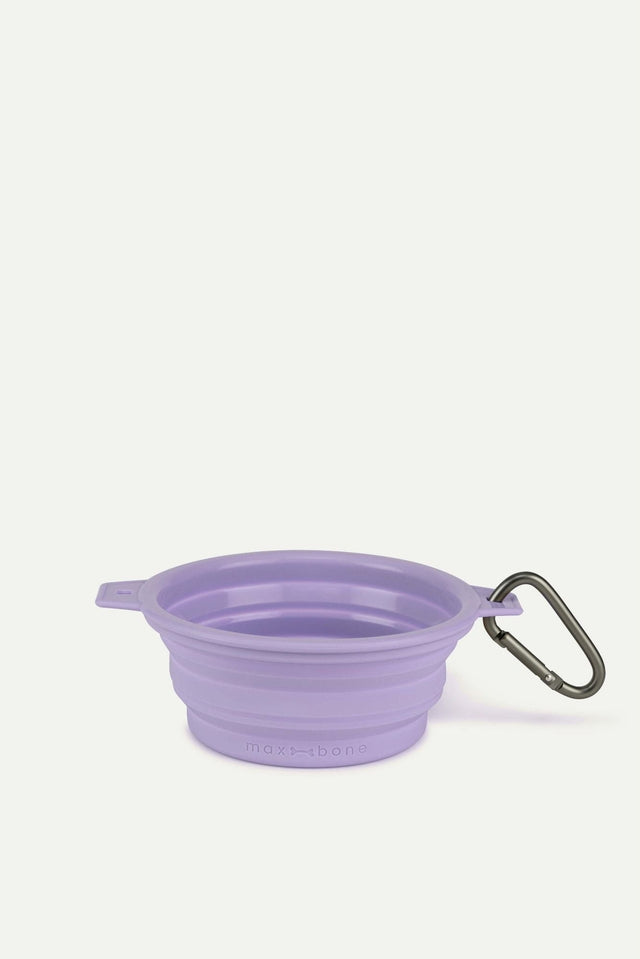 Max Bone Rubber Travel Bowl