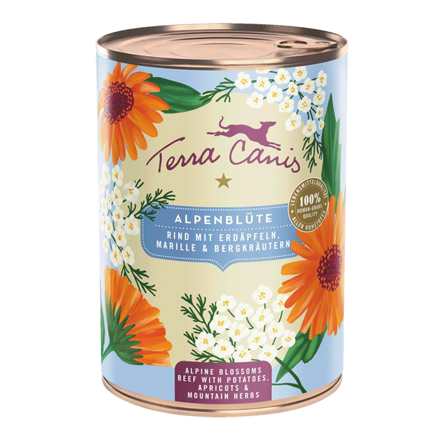 Terra Canis Flower Menu Alpine Blossom Beef