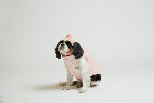 Max Bone Arabella Puffer Vest - Pearl Peach