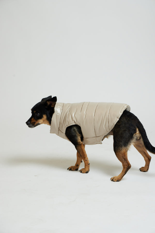 Max Bone Arabella Puffer Vest - Sand