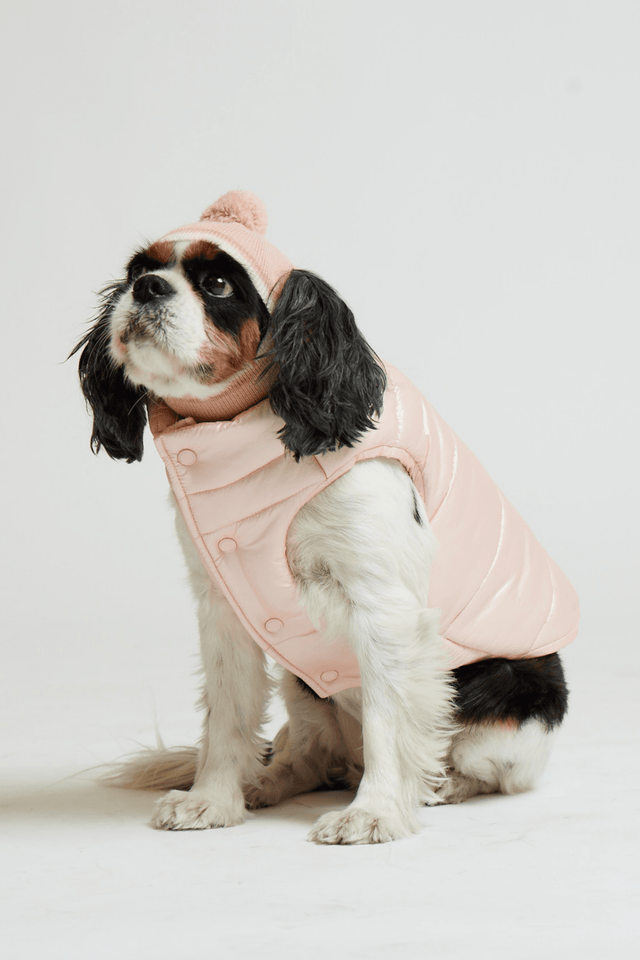 Max Bone Arabella Puffer Vest - Pearl Peach