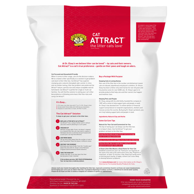 Dr. Elsey's Precious Cat Attract Clumping Clay Cat Litter