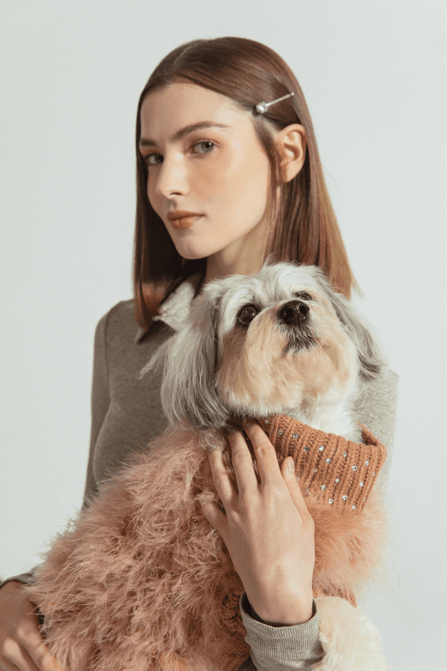 Christian Cowan X Max Bone Dog Jumper - Gemstone