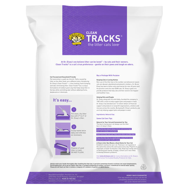Dr. Elsey's Precious Cat Clean Tracks Clumping Clay Cat Litter