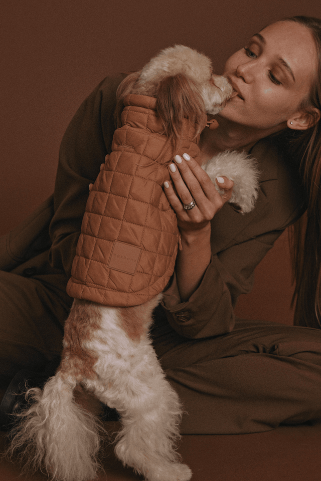 Max Bone Easy Fit Dog Jacket - Camel