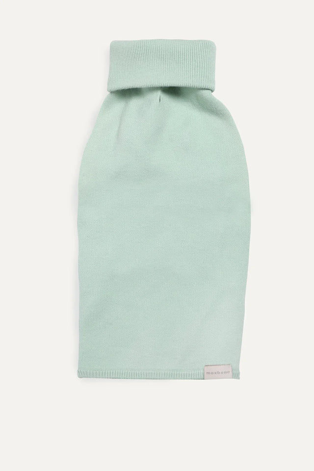 Max Bone Feather Dog Knit Onesie - Mint - XL