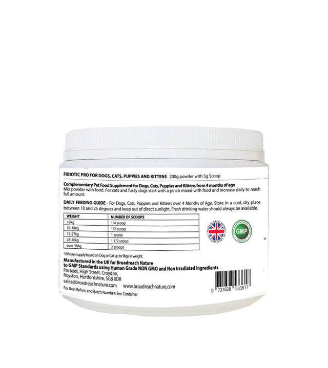 Broadreach Nature Fibiotic Pro for Dogs, Cats, Puppies, Kittens