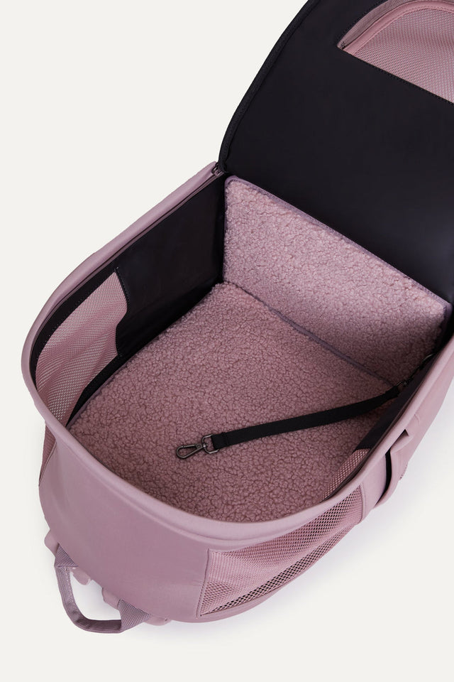 Max Bone Go Everywhere Backpack Carrier For Dogs - Dusty Mauve