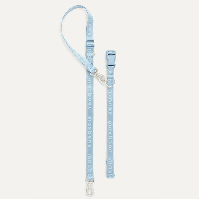 Max Bone GO! With Ease Hands Free Dog Leash - Dusk Blue