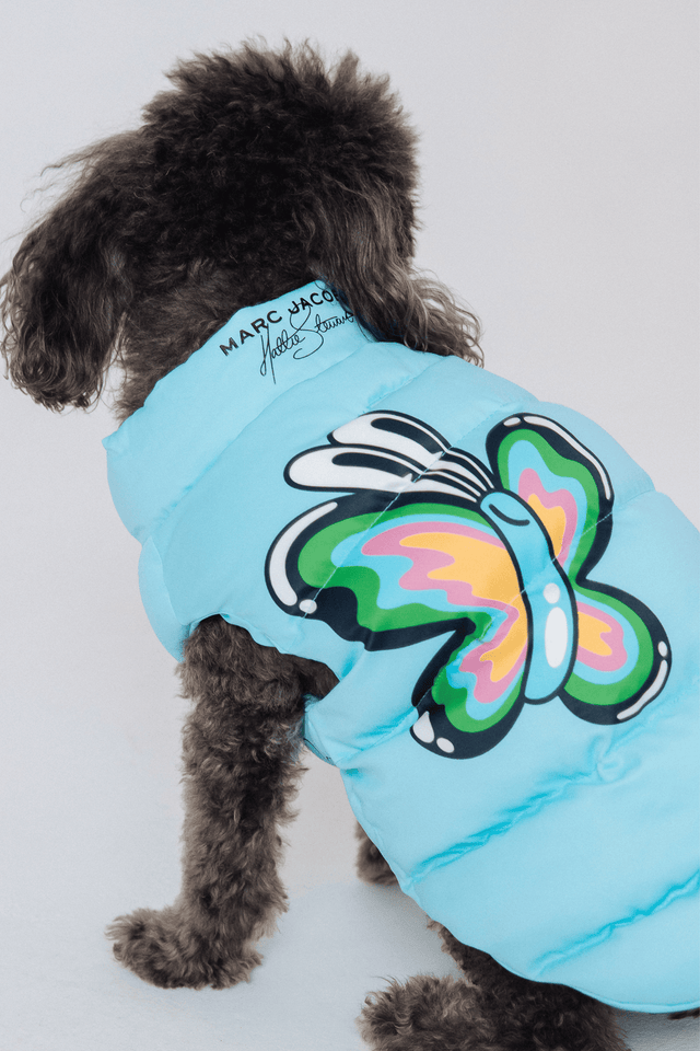 Hattie Stewart X Marc Jacobs X Maxbone Light Blue Dog Puffer Vest
