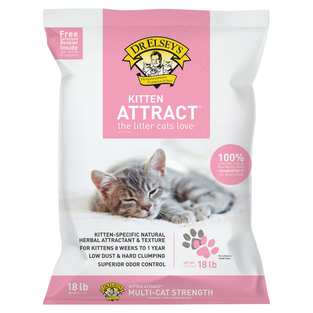 Dr. Elsey's Precious Cat Kitten Attract Clumping Clay Cat Litter