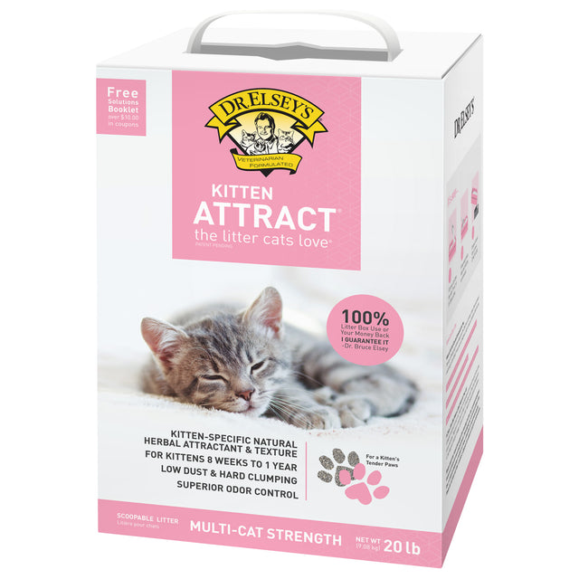Dr. Elsey's Precious Cat Kitten Attract Clumping Clay Cat Litter