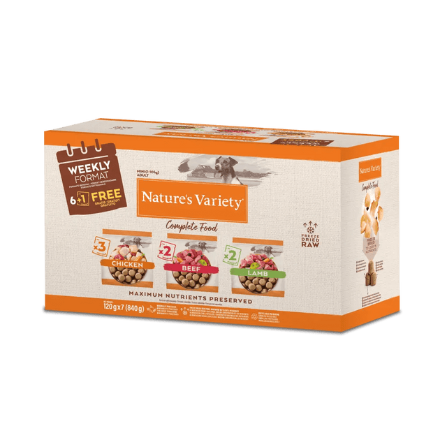 Nature's Variety Freeze Dry Complete Dinners Multi Pack for Dogs