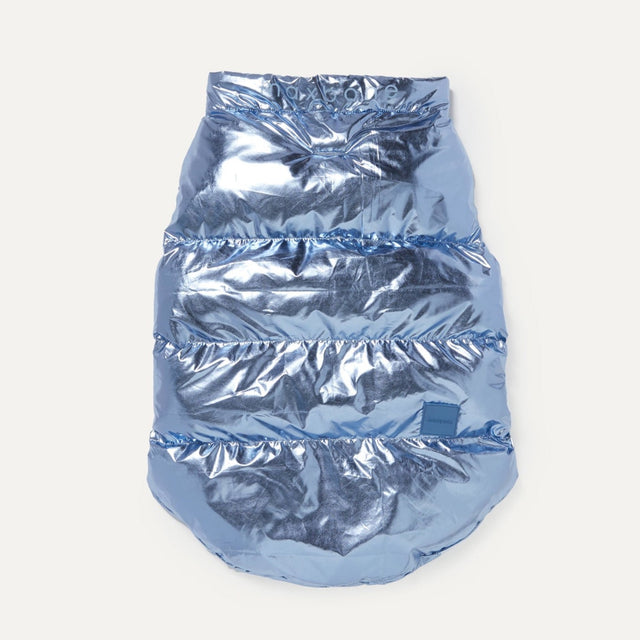 Max Bone Metallic Arabella Puffer Vest