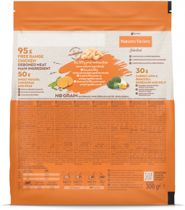 Nature's Variety Selected Dry Free Range Chicken for Kitten