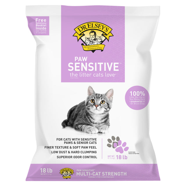 Dr. Elsey's Precious Cat Paw Sensitive Clumping Clay Cat Litter