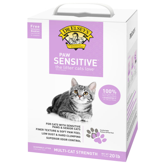 Dr. Elsey's Precious Cat Paw Sensitive Clumping Clay Cat Litter