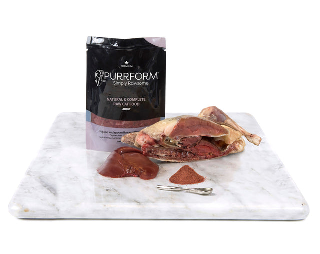 Purrform Pigeon & Ground Bone 70g Pouch