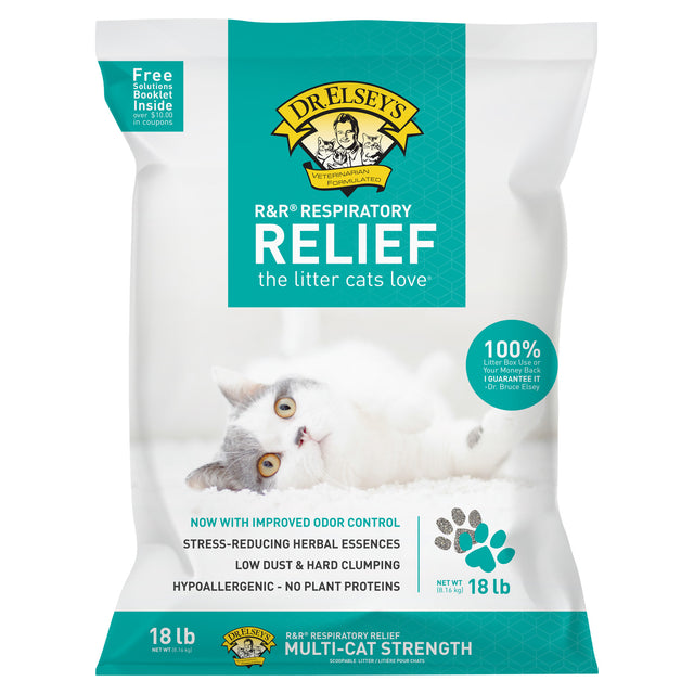 Dr. Elsey's Precious Cat Respiratory Relief Clumping Clay Cat Litter
