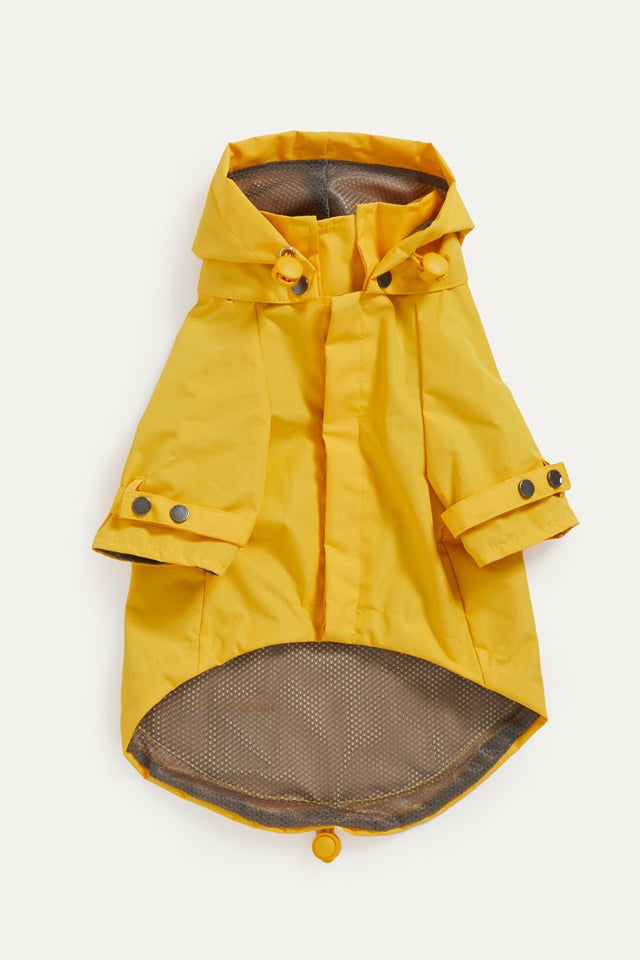 Max Bone Talon Dog Raincoat Yellow
