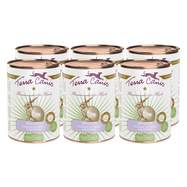 Terra Canis Sensitive Menu Dog Wet Food Rabbit