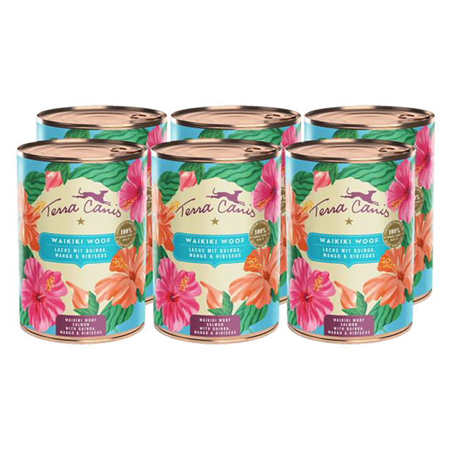 Terra Canis Flower Menu Waikiki Woof Salmon