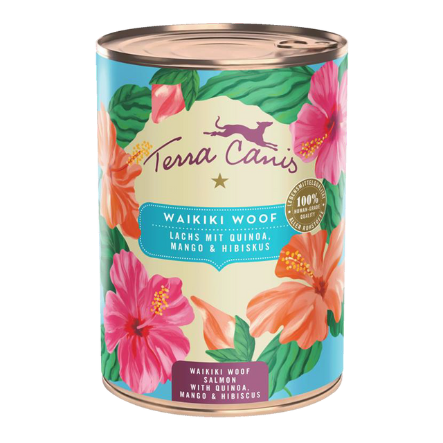 Terra Canis Flower Menu Waikiki Woof Salmon