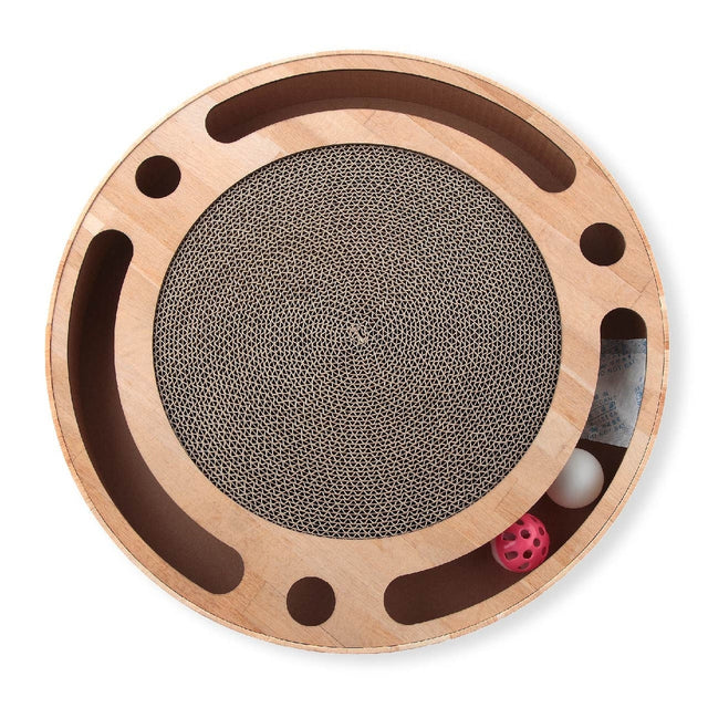 Necoichi Interactive Track Ball Cat Scratcher