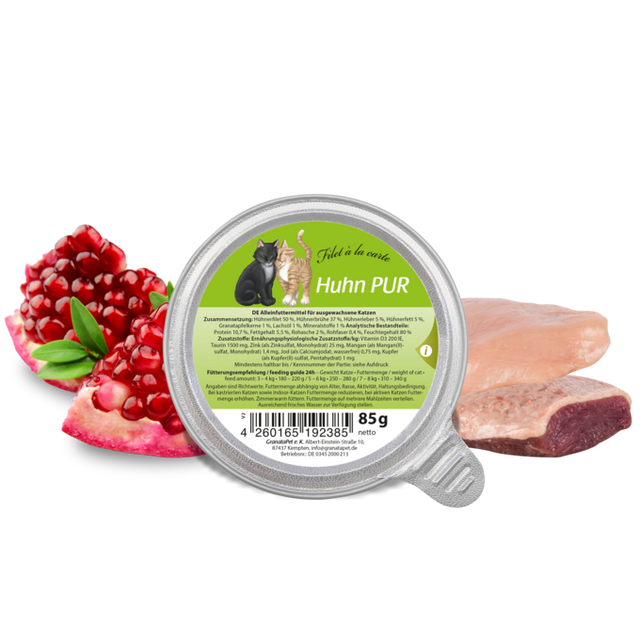 Granatapet Cat wet food Filet a la carte chicken PUR