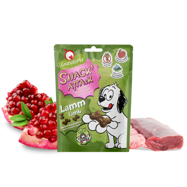 Granatapet Dog snacks Snack ́ Attack lamb