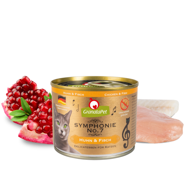 Granatapet Cat wet food Symphonie No.7 chicken & fish