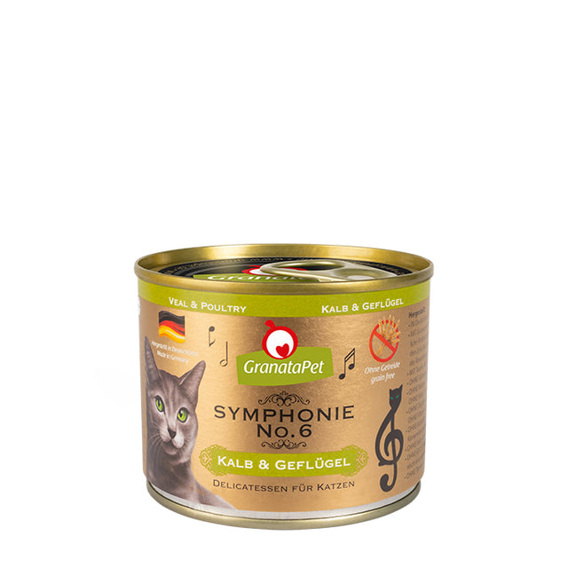 Granatapet Cat wet food Symphonie No.6 veal & poultry